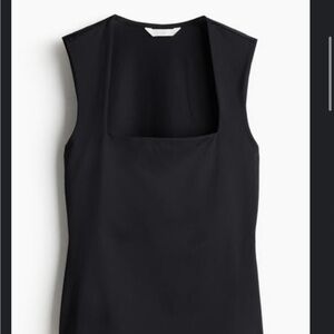 Elegant Black Sleeveless Top